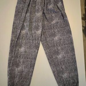 Lululemon & Go City Joggers Gray Butterfly Patterned.